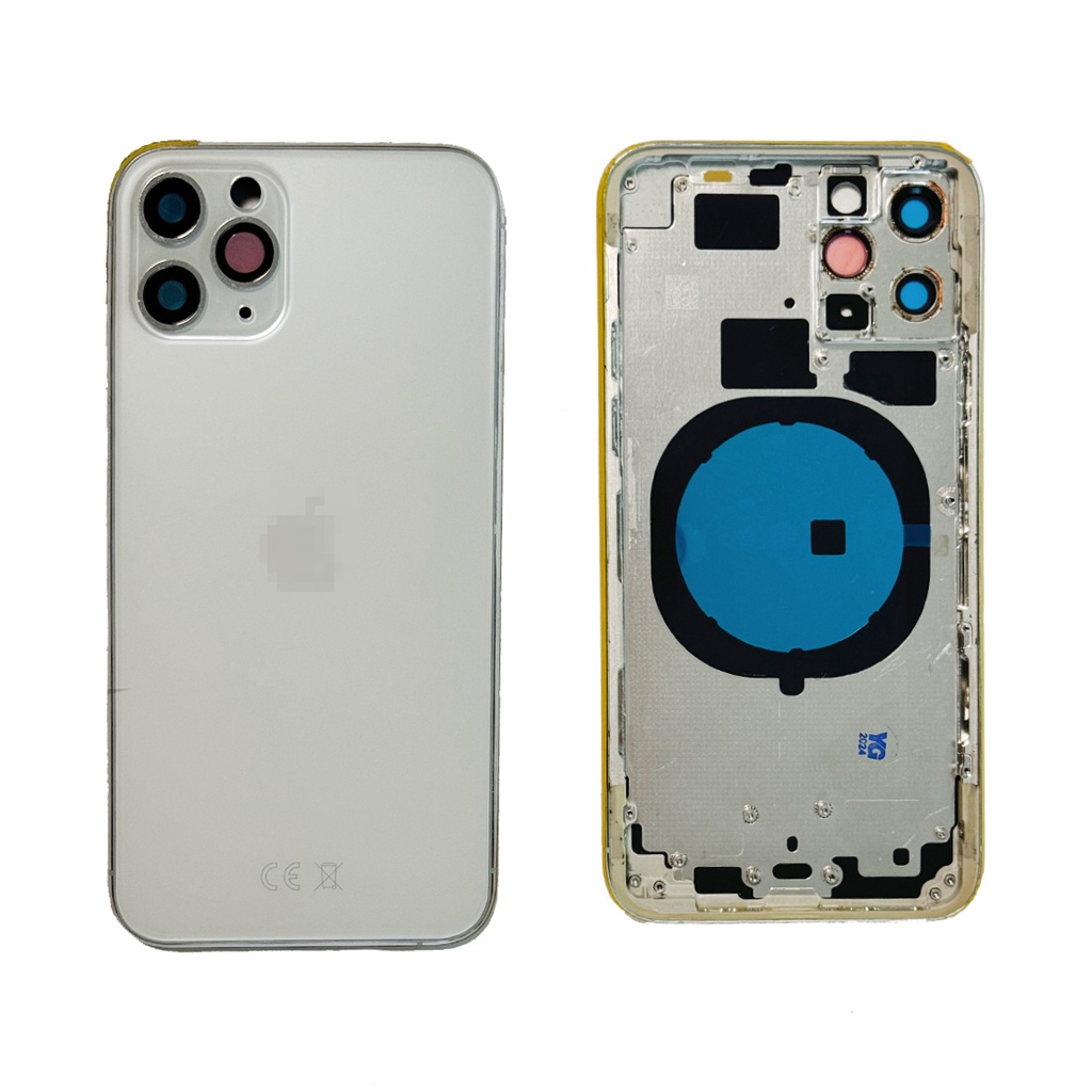 IPhone 11Pro Back Housing Cover With SideKeys White