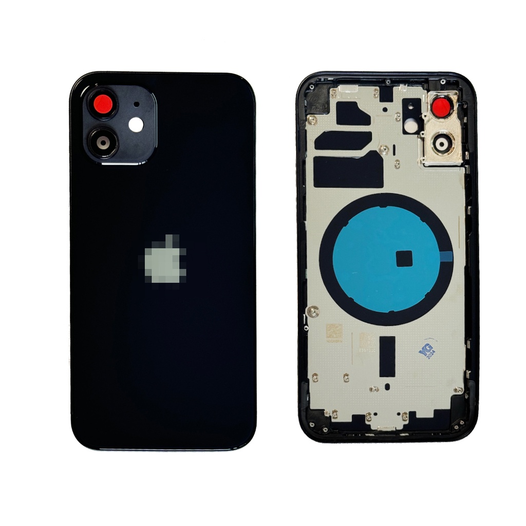 IPhone 12 Back Housing Cover With SideKeys White