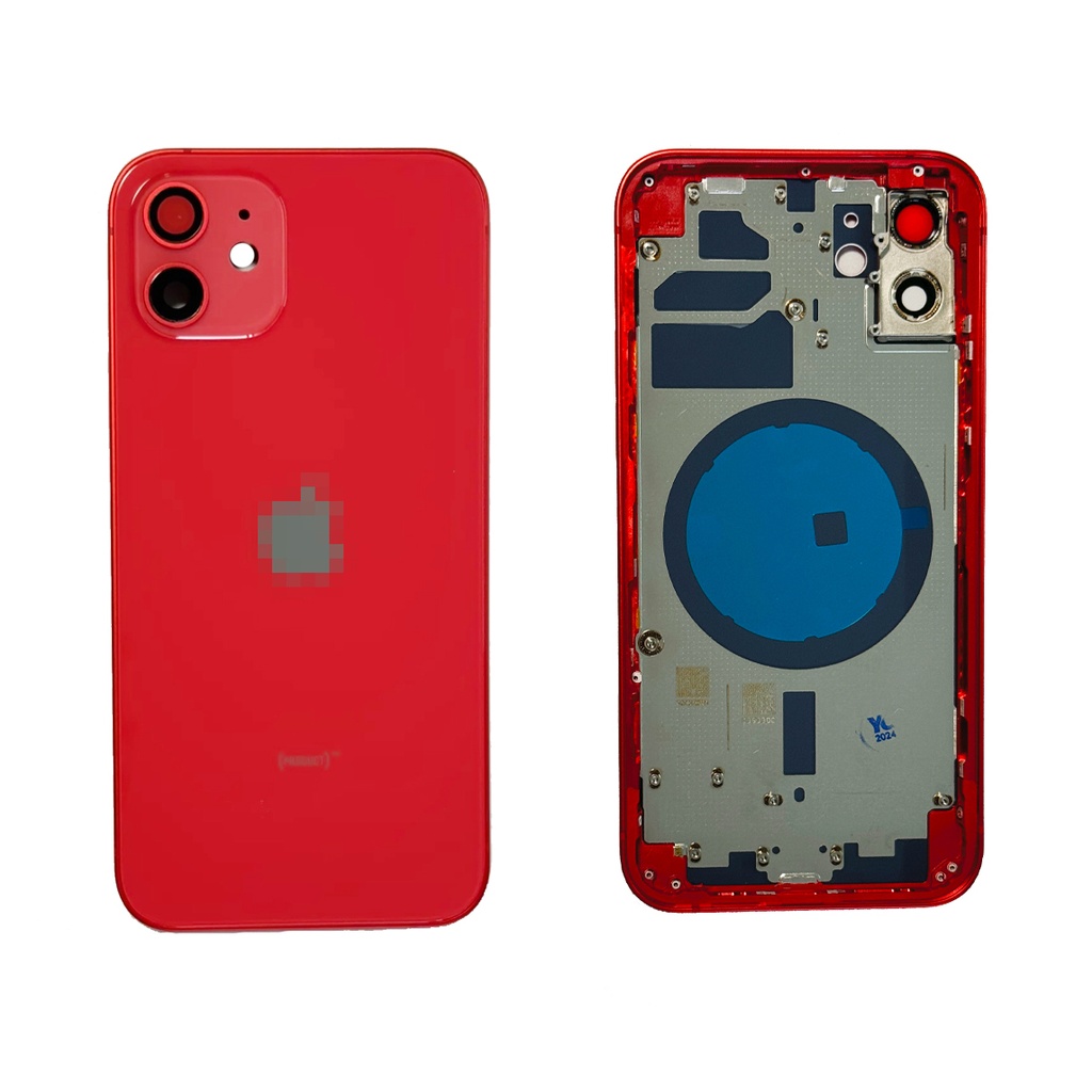 IPhone 12 Back Housing Cover With SideKeys White