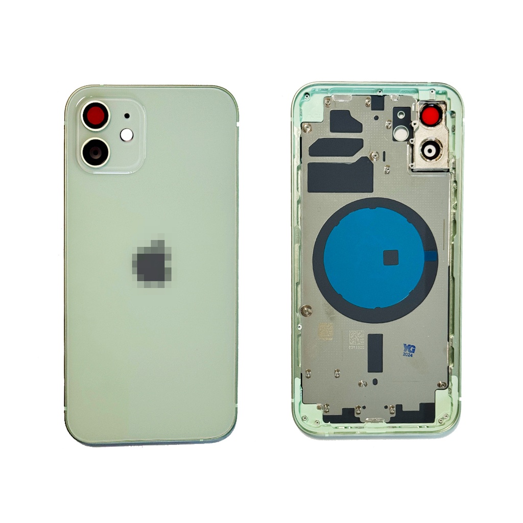 IPhone 12 Back Housing Cover With SideKeys White