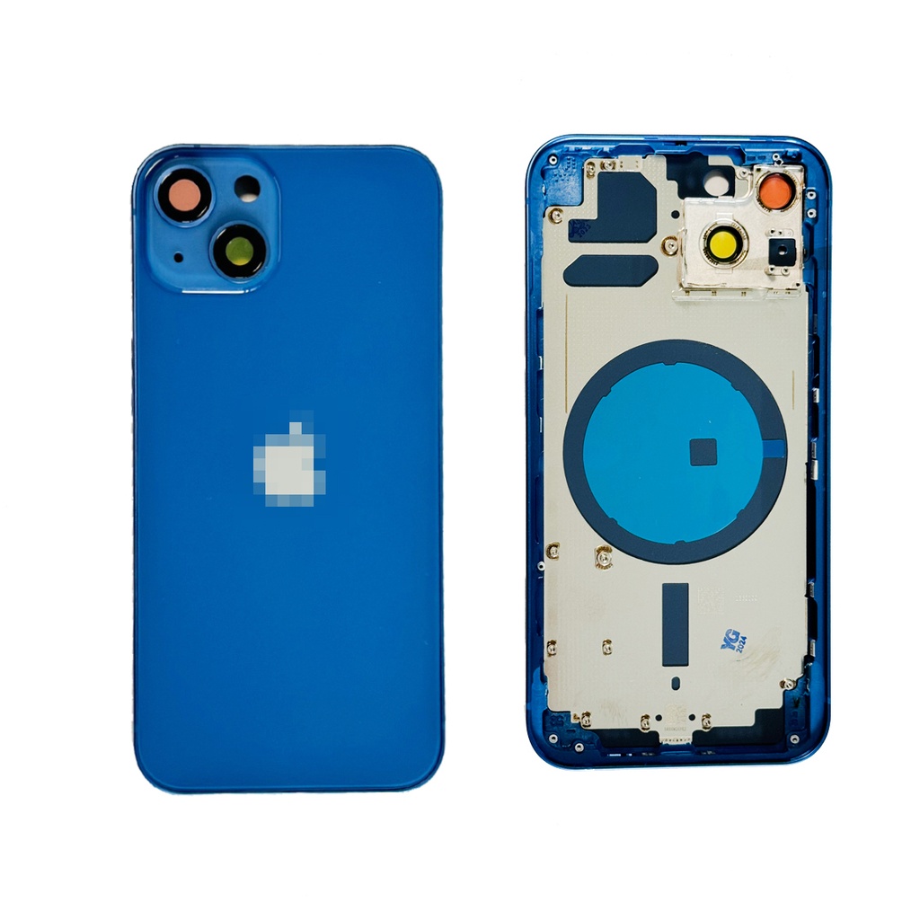 IPhone 13Back Housing Cover With SideKeys White