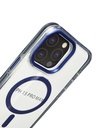iPhone 15promax   Magnetic charging case blue
