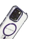 iPhone 15promax   Magnetic charging case purple