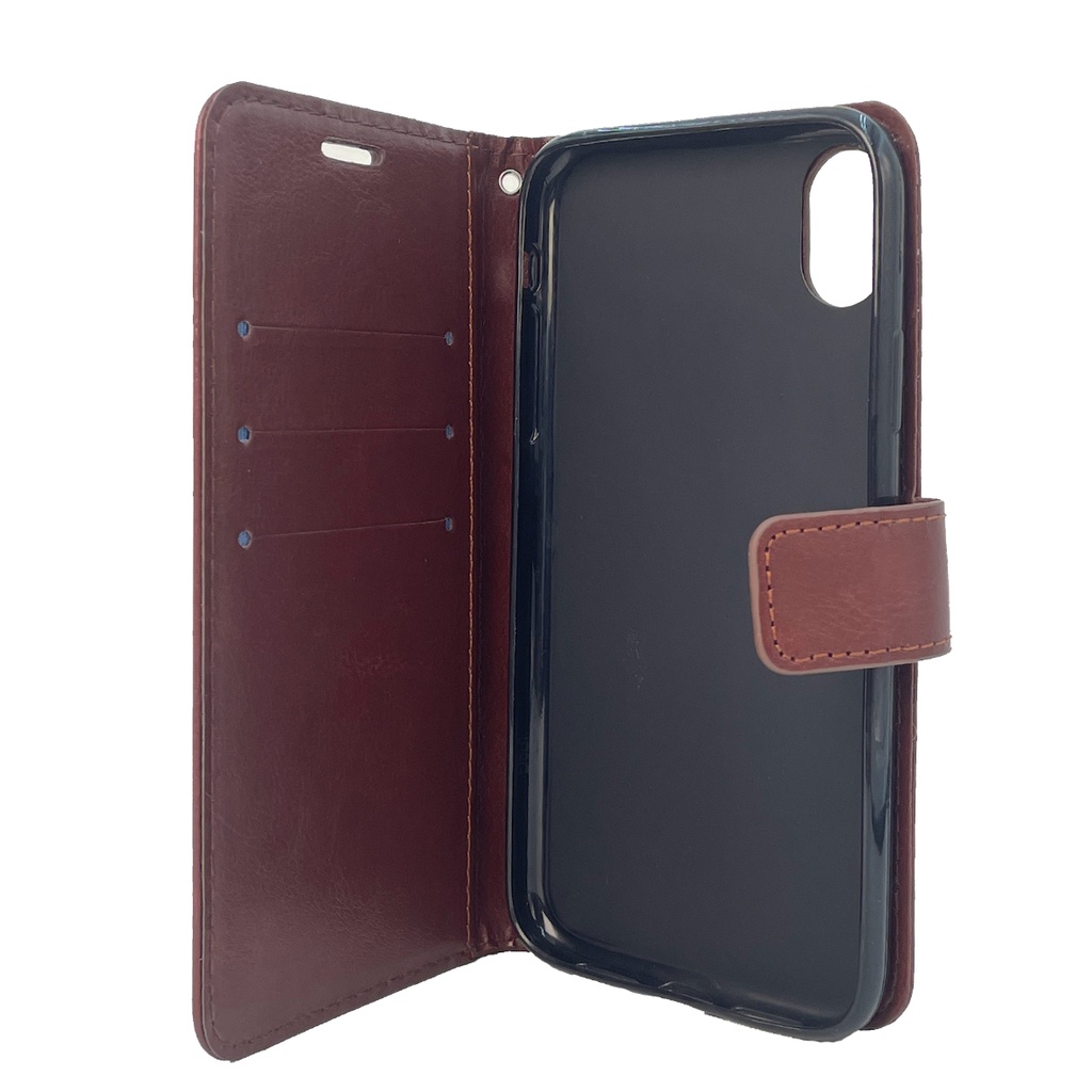 IPhone XR Flip Case Brown
