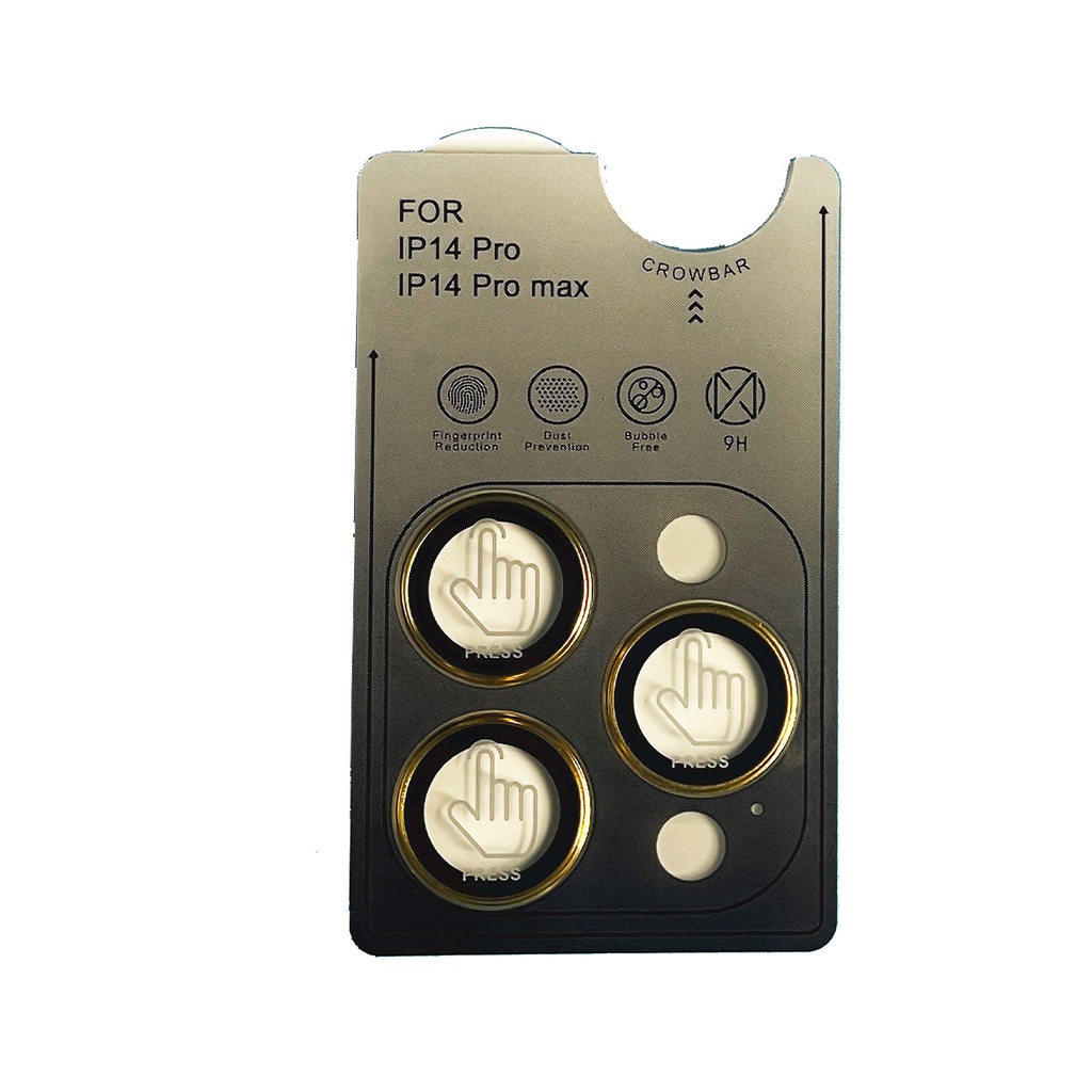 For iphone 14pro/14promax lens film gold