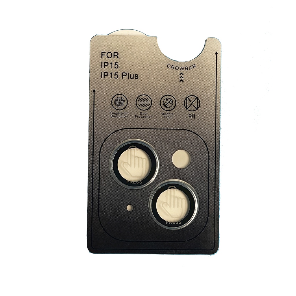 For iphone 15/15plus lens film silver