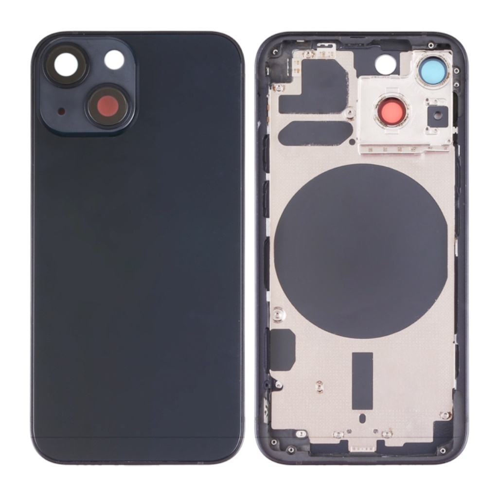 Moldura mini iPhone 13 vidro integrado preto