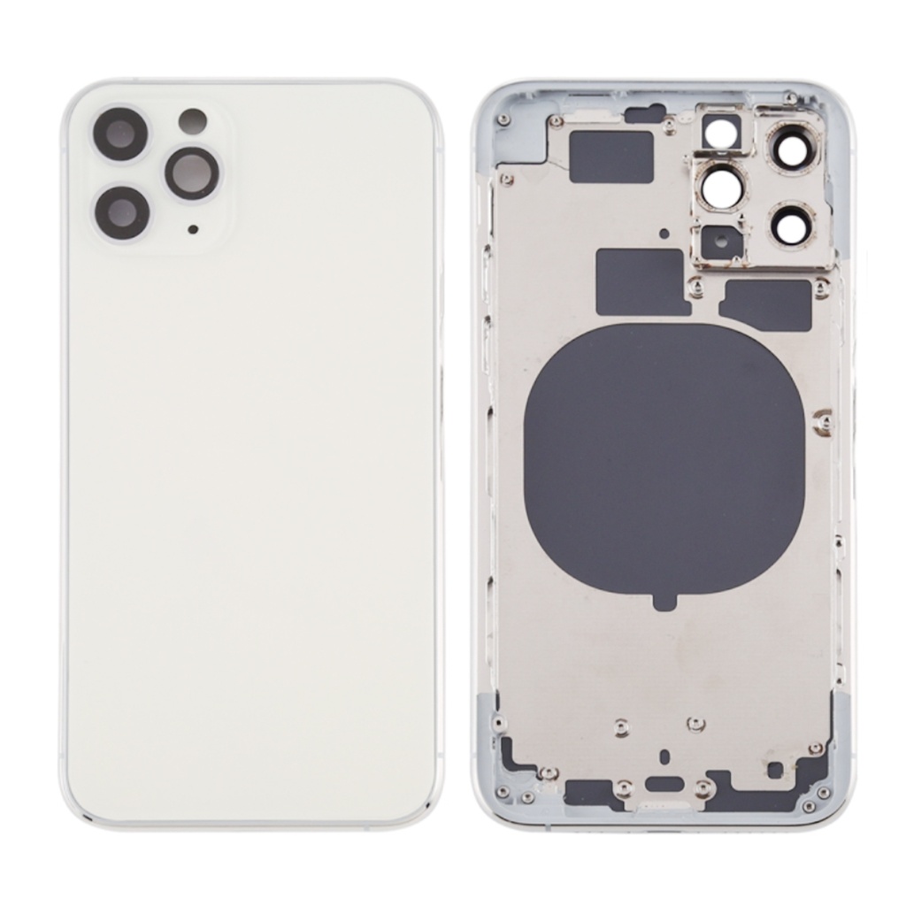 iPhone 11 Pro com moldura de vidro integrada na cor branca