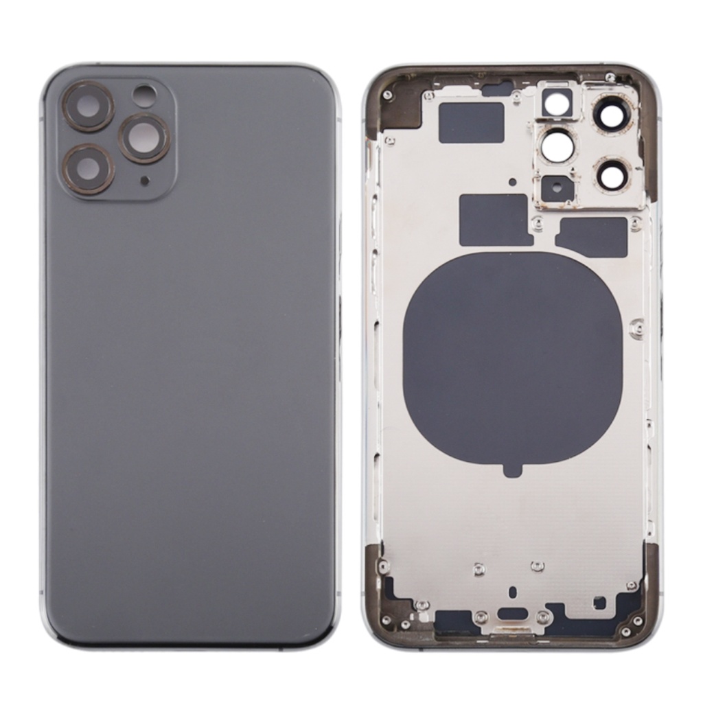 Moldura iPhone 11 Pro integrada vidro preto