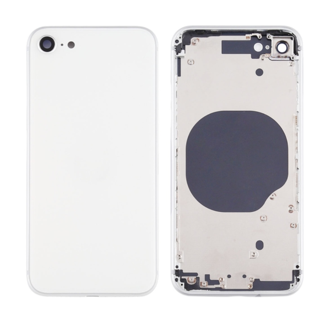 IPhone 8G/SE2/SE3 Mid Frame Vidro Integrado Branco