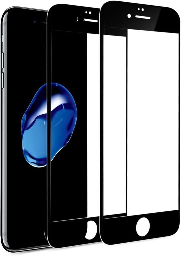 IPhone 8G full pack tempered film black
