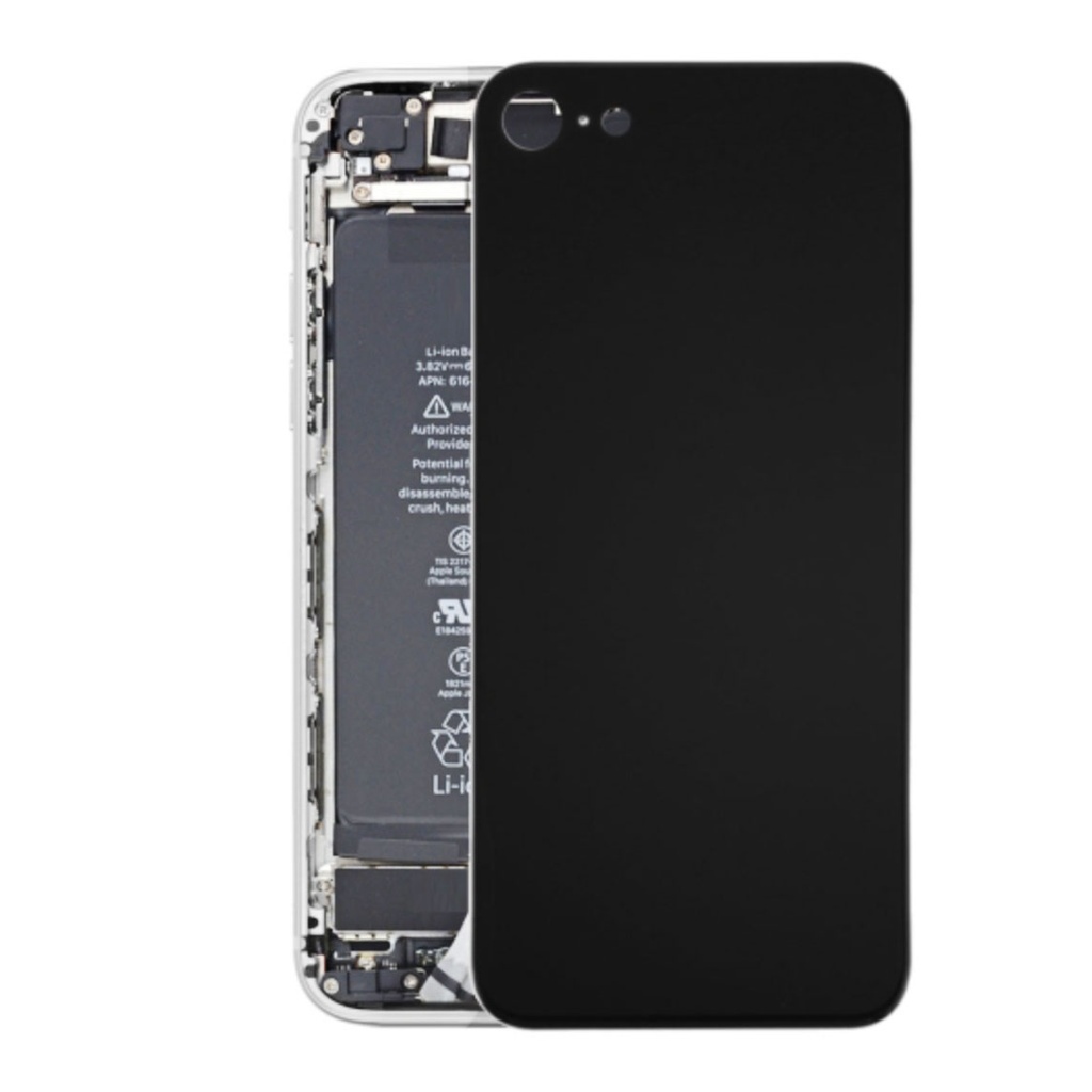Capa traseira preta para iPhone 8G/SE2/SE3