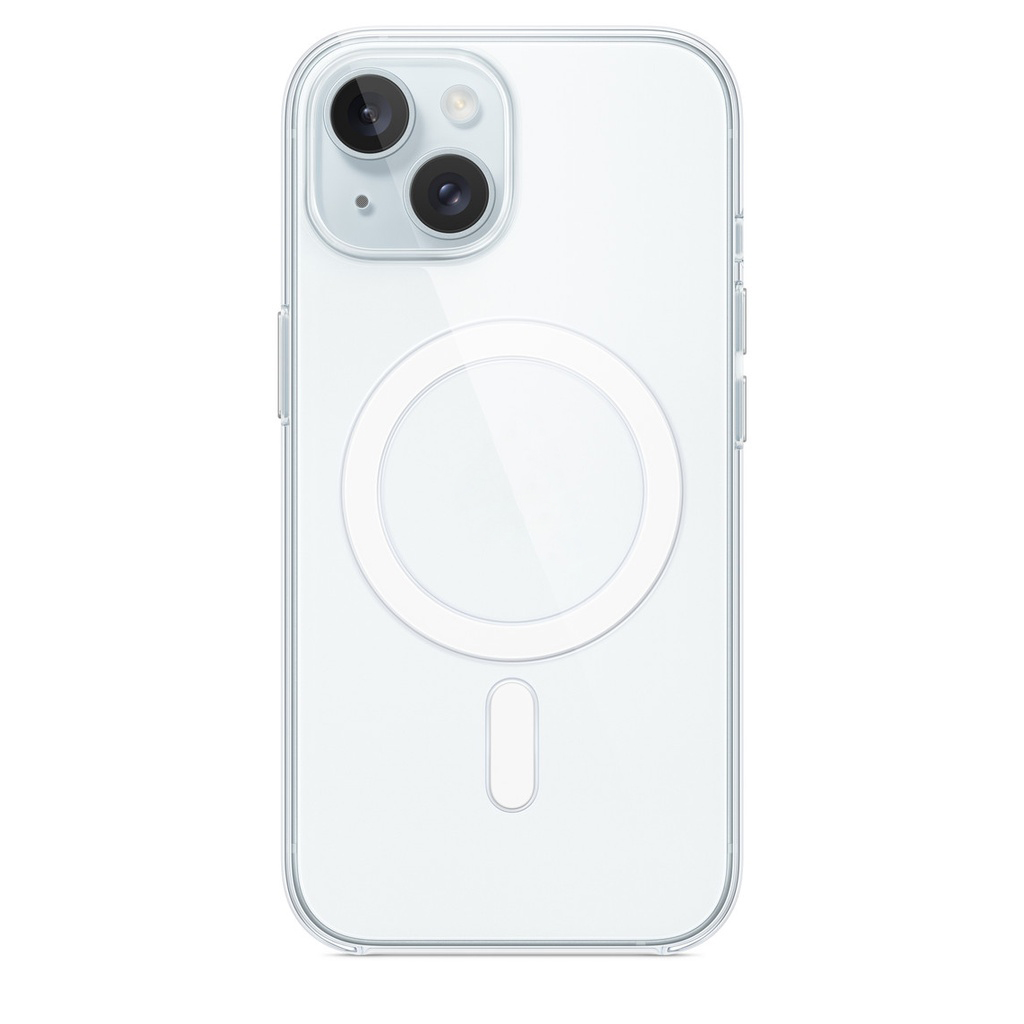 Capa protetora transparente MagSafe para iPhone 15