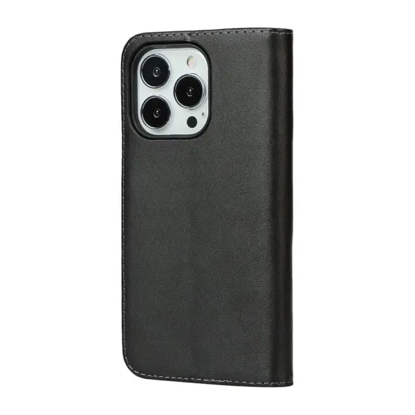 Capa estilo carteira para iPhone 14 Pro Max preta