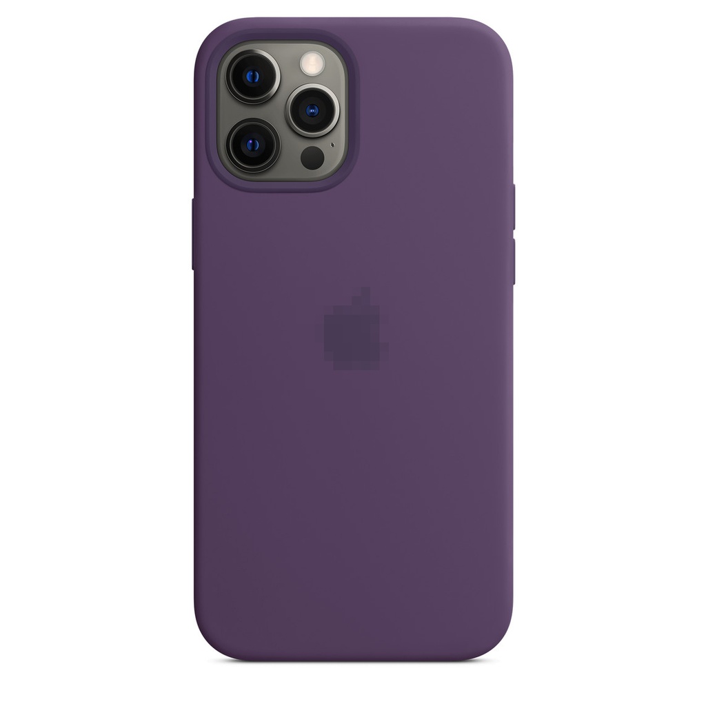 iPhone 12 Pro Max MagSafe silicone protective case Amethyst color