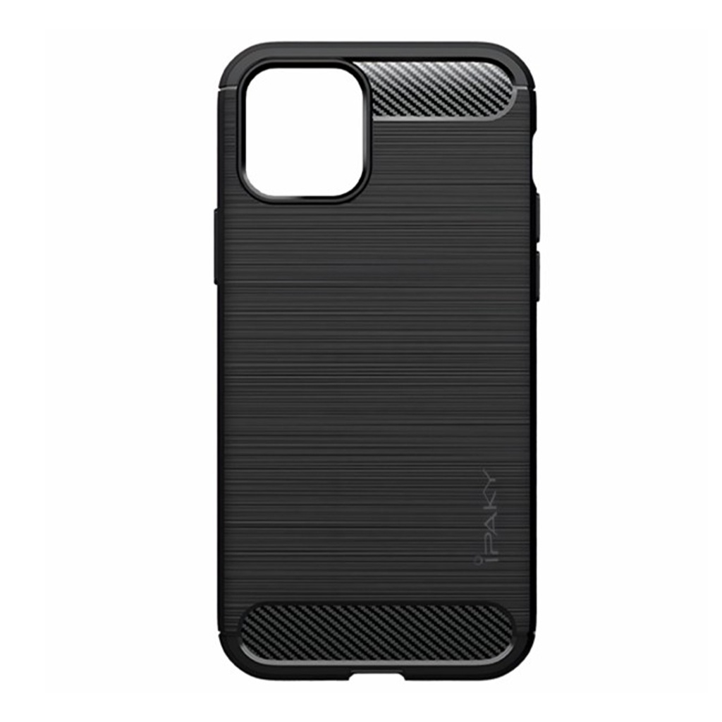 Capa protetora de fibra de carbono escovada para iPhone 12 Pro Max