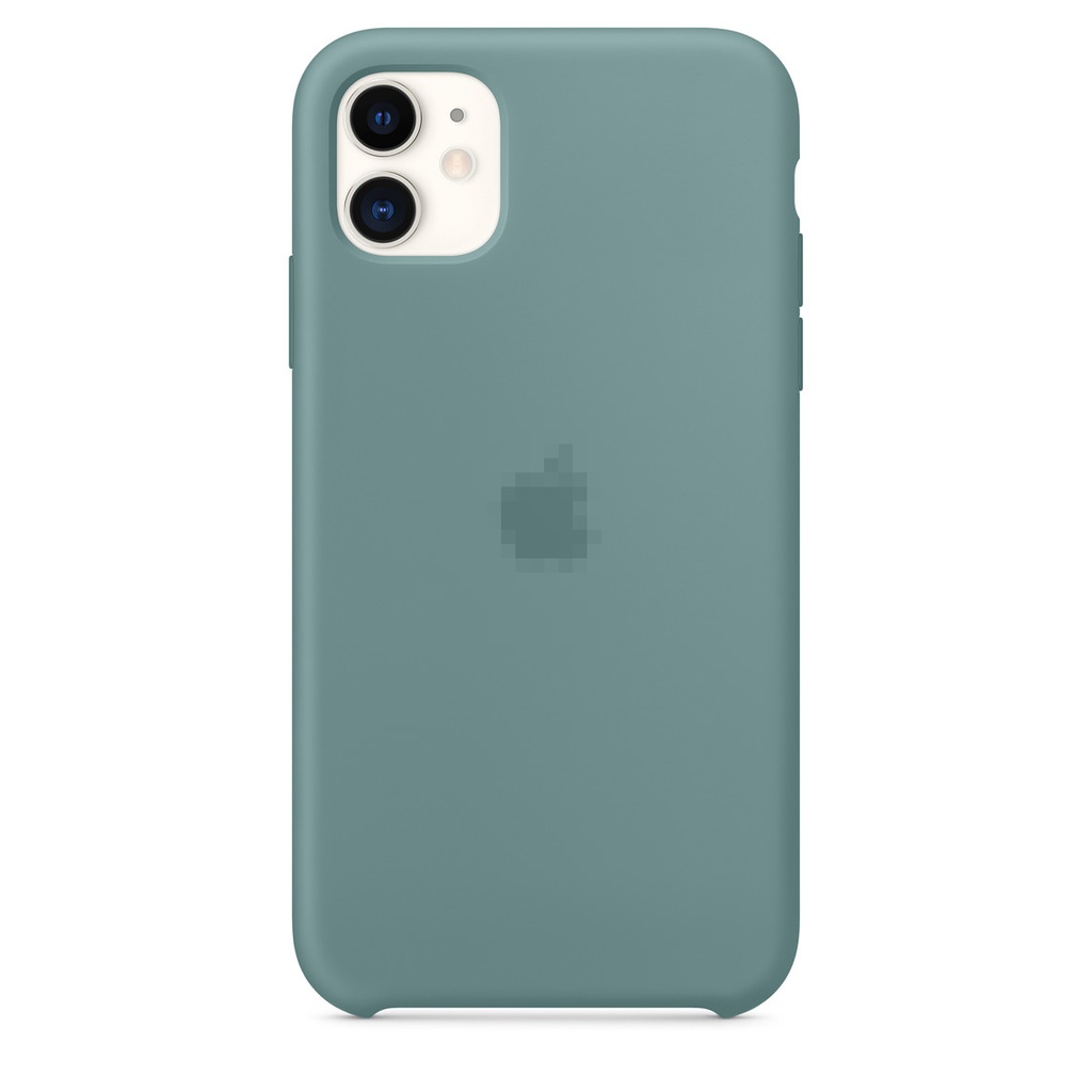 Capa de silicone para iPhone 11 cor de cacto