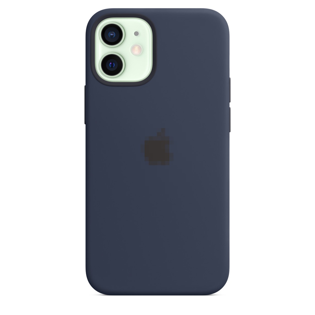 Capa protetora de silicone MagSafe específica para iPhone 12 mini azul marinho profundo