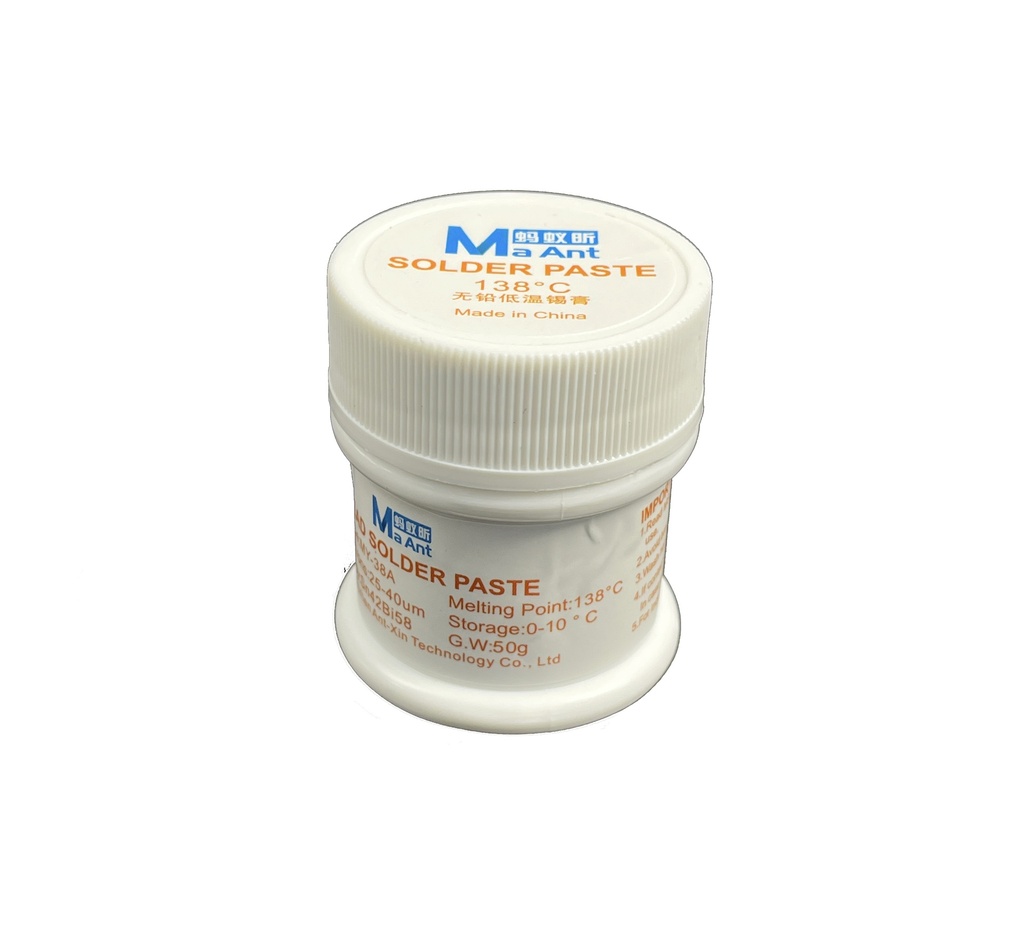 Maant 138 ° Low Temperature Solder Paste
