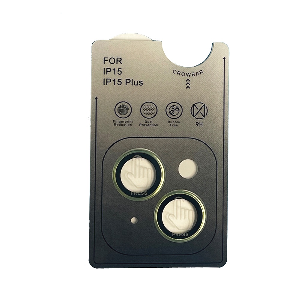 Película de lente verde para iPhone 15/15plus
