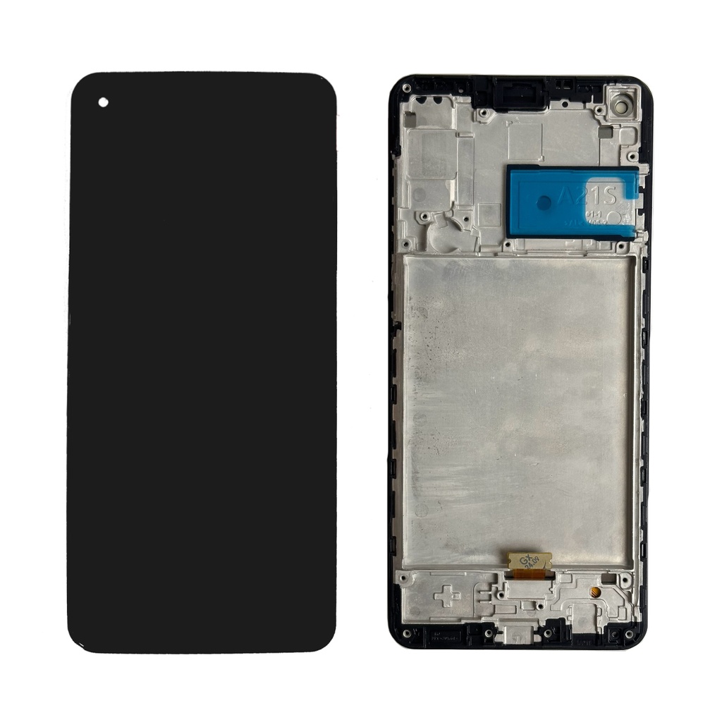 Samsung A21S LCD Screen With farme black