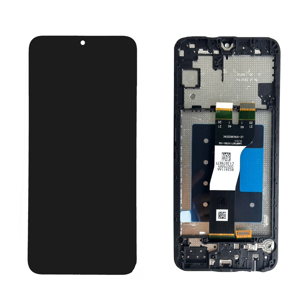 Samsung A05S LCD Screen With farme black