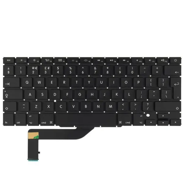 MacBook Pro A1398 15 polegadas teclado QWERTY UE 2012-2014