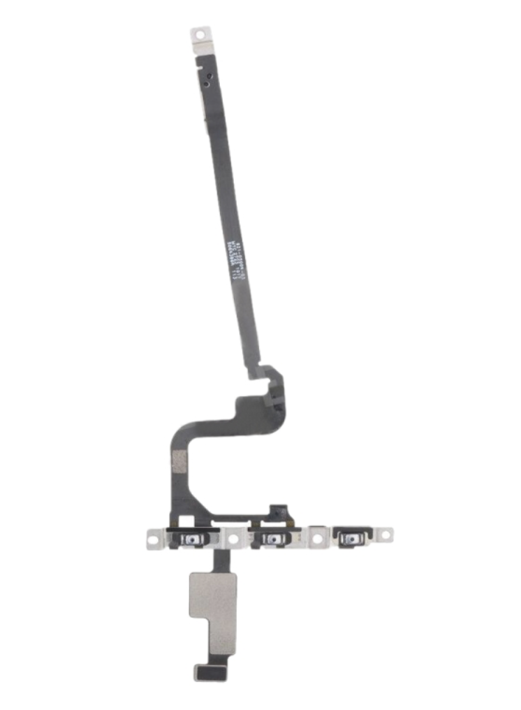 Cabo de fita para botão liga/desliga + botão de volume do iPhone 15 Pro Max