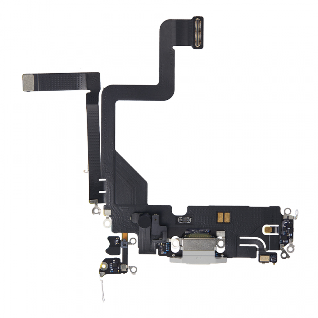 Plugue traseiro iPhone 14 Pro branco