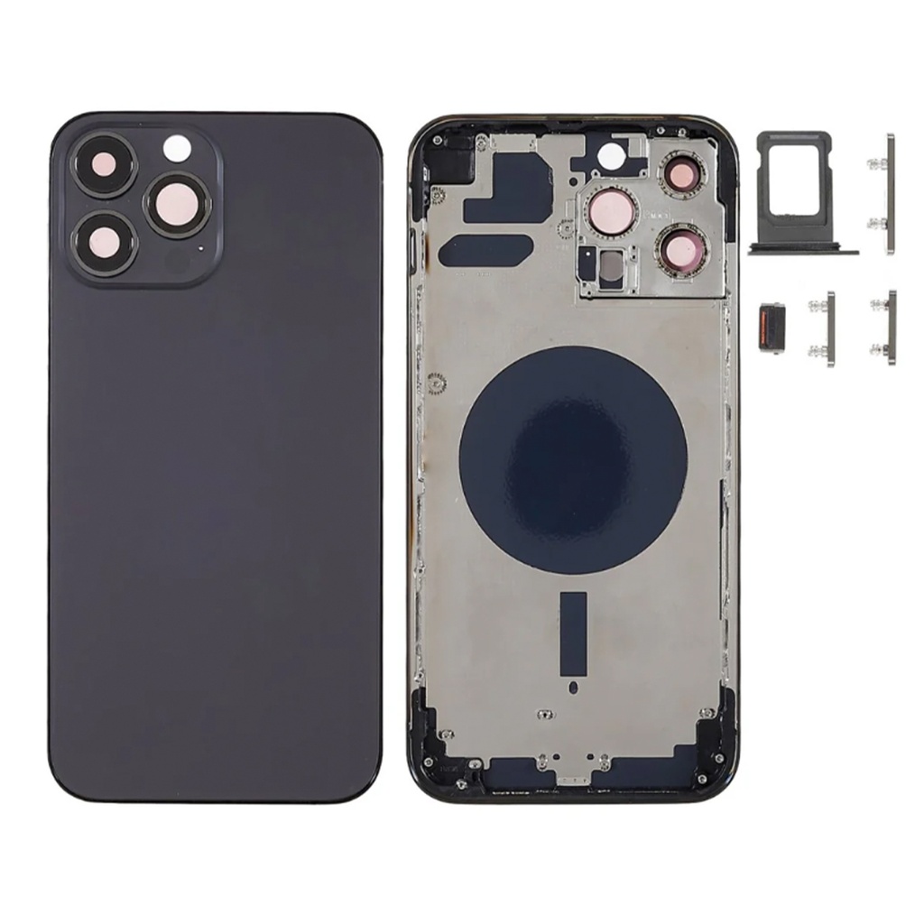 IPhone 13 ProMax Mid Frame Glass Integrated Black
