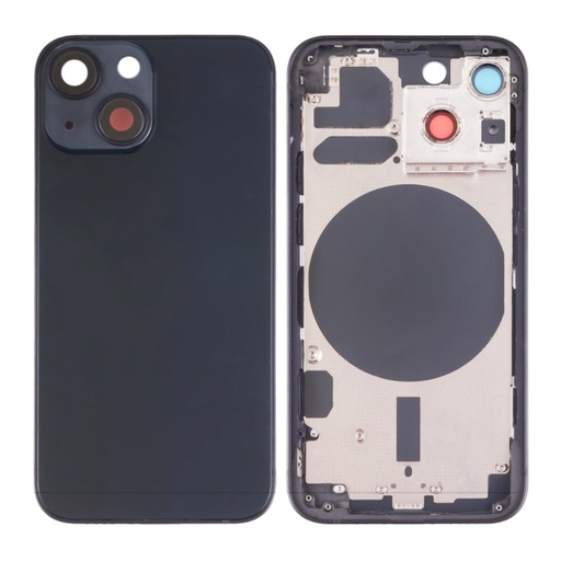 Moldura mini iPhone 13 vidro integrado preto