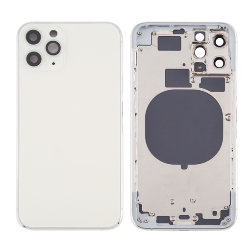 iPhone 11 Pro com moldura de vidro integrada na cor branca