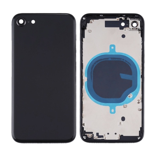 IPhone 8G/SE2/SE3 Mid Frame Vidro Integrado Preto