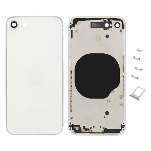 IPhone 8G/SE2/SE3 Mid Frame Vidro Integrado Branco