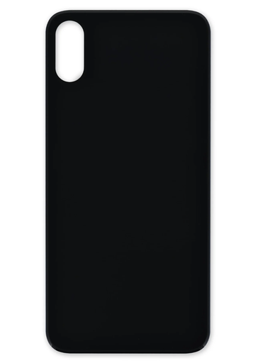IPhone XS back cover glass black
