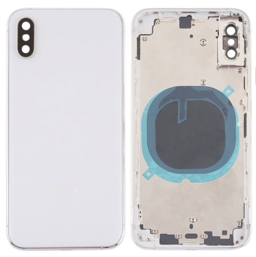 Moldura iPhone XS integrada vidro branco