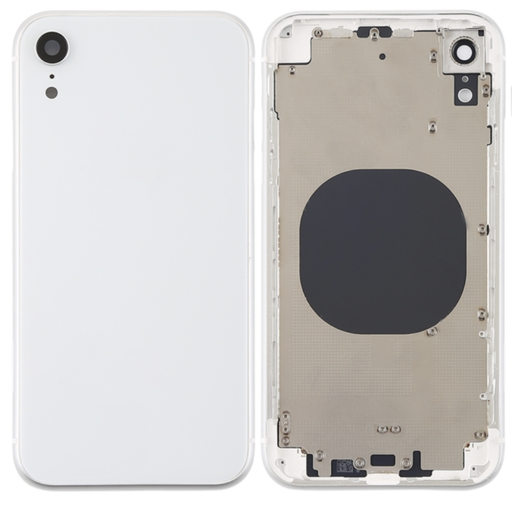 Moldura iPhone XR integrada vidro branco