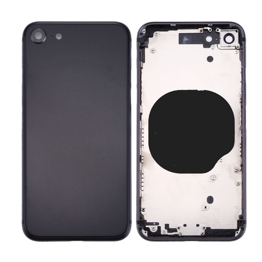 IPhone 8G/SE2/SE3 Mid Frame Vidro Integrado Preto