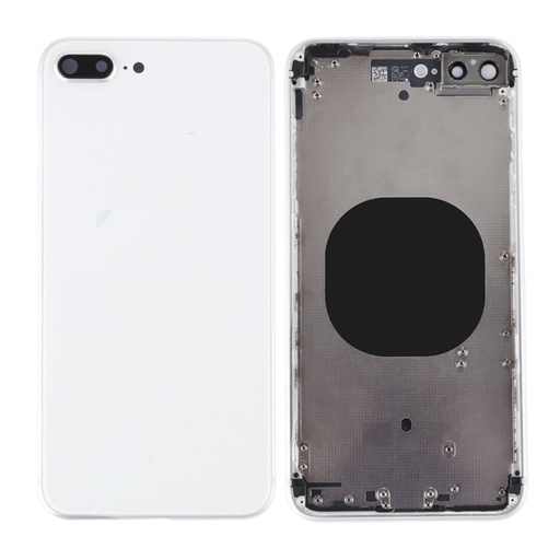 Moldura iPhone 8Plus integrada vidro branco