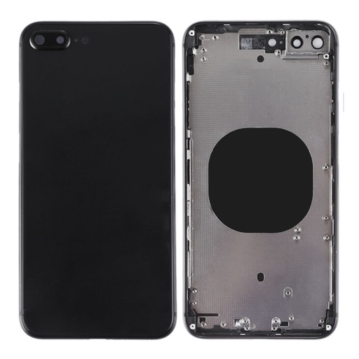 Moldura iPhone 8Plus integrada vidro preto