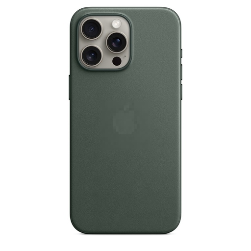 Capa protetora exclusiva MagSafe sarja trançada inverno turquesa para iPhone 15 Pro Max