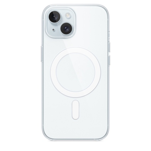 Capa protetora transparente MagSafe para iPhone 15