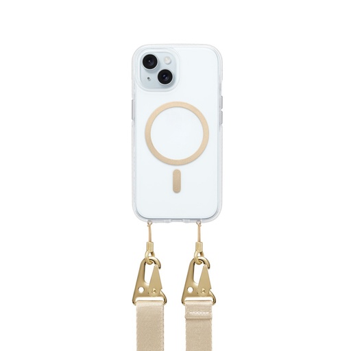 Capa protetora FlexQuartz Tech21 Crossbody para iPhone 15
