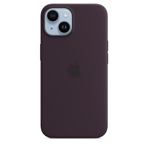 Capa protetora de silicone MagSafe para iPhone 14 Berry Purple