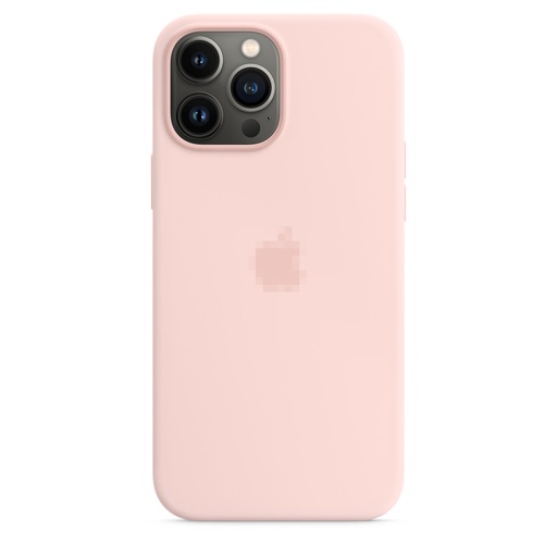 Capa protetora exclusiva de silicone MagSafe para iPhone 13 Pro Max cinza rosa