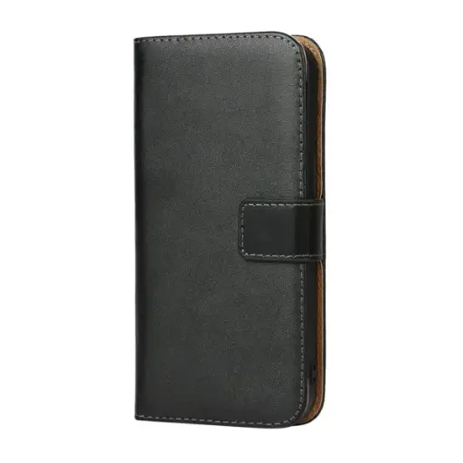 Capa protetora estilo carteira para iPhone 13 Pro preta