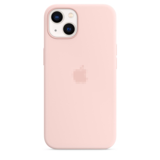 Capa protetora de silicone MagSafe específica para iPhone 13 cinza rosa