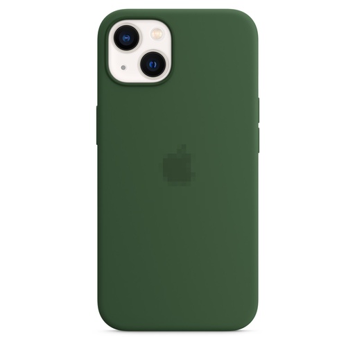 Capa protetora de silicone MagSafe específica para iPhone 13 cor alfafa