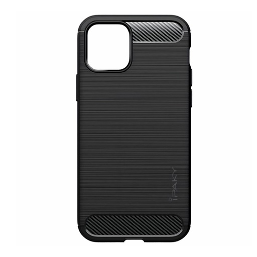Capa protetora de fibra de carbono escovada para iPhone 12 Pro Max