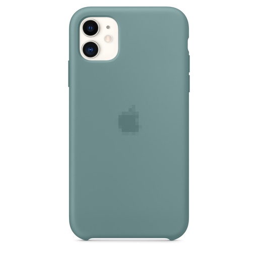 Capa de silicone para iPhone 11 cor de cacto
